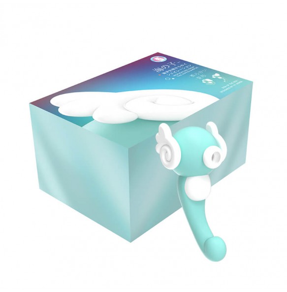 YY Horse - Hippocampu Sucking Vibrator (Chargeable - Tiffany Blue)